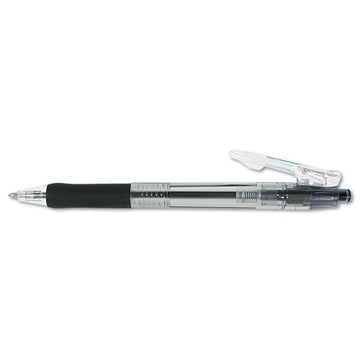 Zebra® Eco Jimnie Clip Ballpoint Pen, Retractable, Medium 1 Mm, Black Ink, Smoke Barrel, Dozen freeshipping - TVN Wholesale